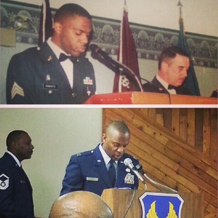 From Green (Army) to Blue (Air Force)